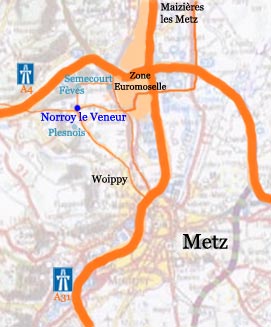 Comment se rendre à Norroy le Veneur