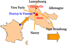 Situation de Norroy le Veneur en France